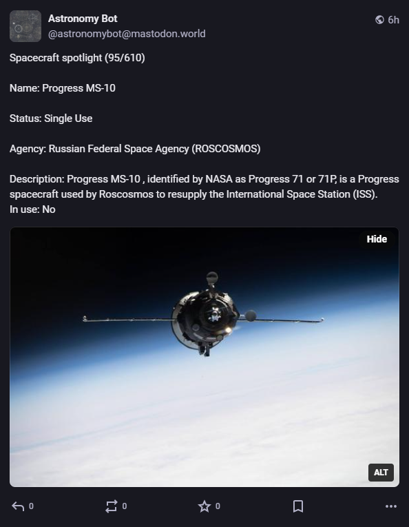 Spacecraft spotlight